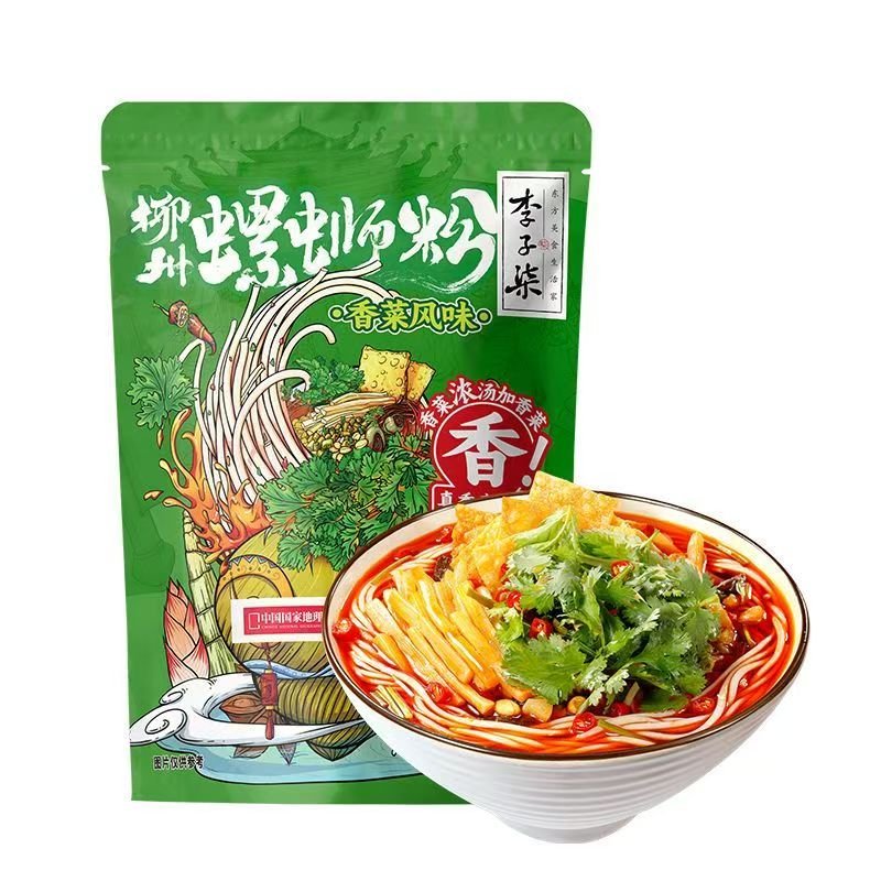 李子柒香菜柳州螺螄粉251g香菜濃湯螺骨熬製