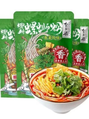 李子柒香菜柳州螺螄粉251g香菜濃湯螺骨熬製
