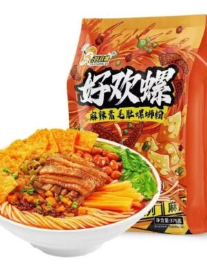 好歡螺柳州正宗麻辣素毛肚375g速食宵夜螺螄粉