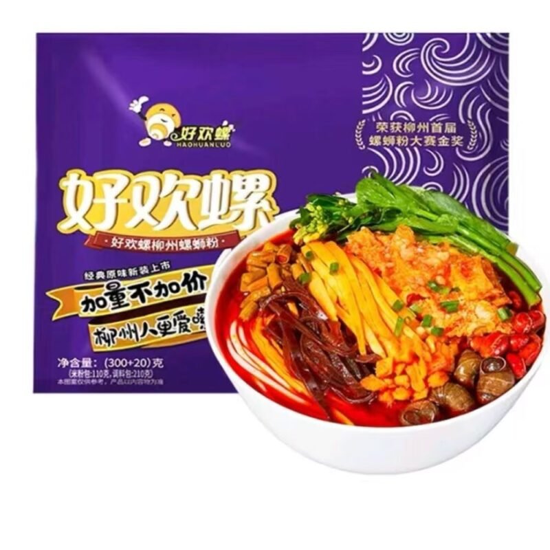 好歡螺螺螄粉300g*袋 柳州螺螄粉酸辣粉原味速食方便麵米粉