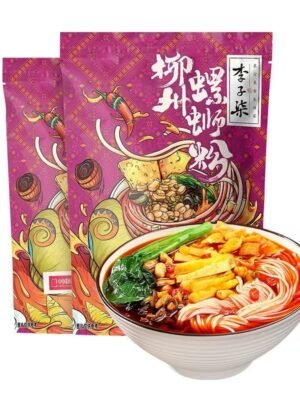 李子柒螺螄粉加辣加臭400g大包裝爆椒酸筍速食